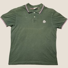 Polo Moncler grande verde