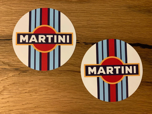 Adesivi martini rally retrò - martini,