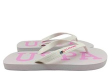 Sandali infradito donna US POLO 4101 ciabatte scarpe mare doccia piscina bianche