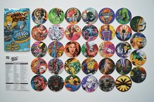 Cappellini eroi Ghost Rider Marvel Comics 1995 / tappi teschio / pogs