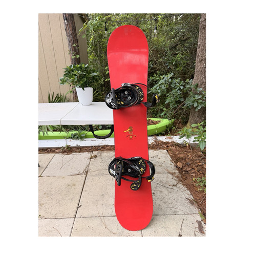 Snowboard and boots - snowboard,