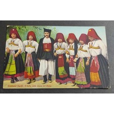 Cartolina Costumi Sardi - Il