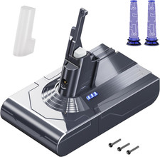 Batteria 8000mAh per Dyson V8 + Filtri Absolute Fluffy Animal SV10 Total Clean..