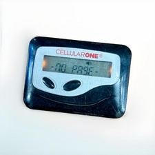 Pager Beeper nero vintage anni
