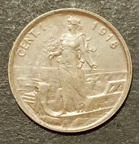 Centesimo lire prora 1918 - centesimo,