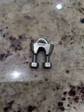 MORSETTO A CAVALLOTTO IN ACCIAIO ZINCATO PER CAVO FUNE 20mm