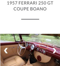 FERRARI 250 GT COUPE BOANO POSACENERE ASHTRAY VINTAGE