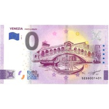 0€ ZERO EURO SOUVENIR BANCONOTA ITALIA 2023 - VENEZIA PONTE DI RIALTO