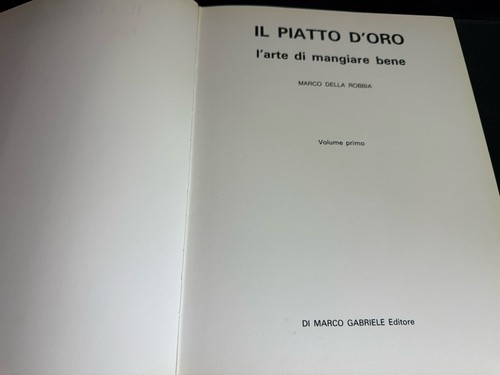 Piatto oro di marco - il,