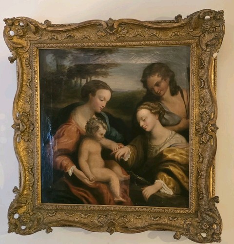 Dipinto olio metà xvii - olio,