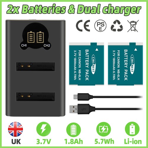 Pezzi batteria nb 6lh - batteria, nb-6l