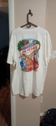 Shirt bianca hard rock cafe - rock,
