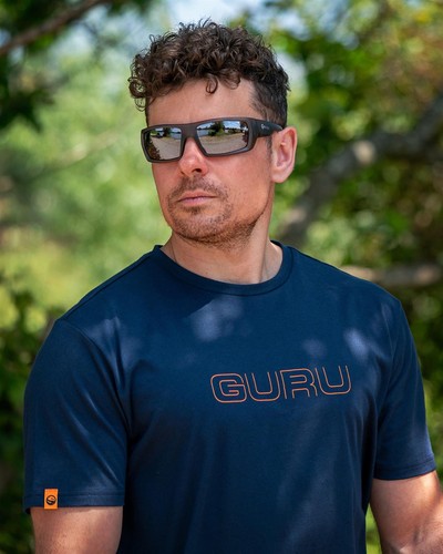 Shirt guru glitch blu - t-shirt,