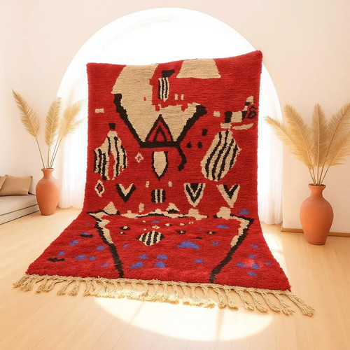 Tappeto rosso marocchino - tappeto,