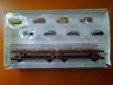 TRIX scala N carro bisarca con