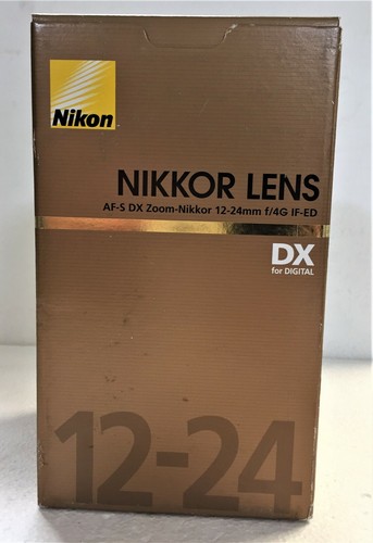 Nikon nikkor 12 24mm - af-s, dx