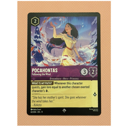 Disney lorcana pocahontas - lorcana,