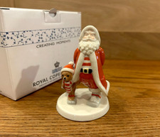 Royal Copenhagen Babbo Natale 2008 Babbo Natale che scia con orsacchiotto - in scatola albero RC
