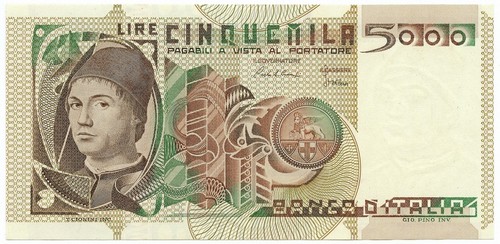 5000 lire ritratto - 5000, d'uomo