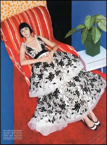 Scarpe chanel magazine stampa - scarpe,