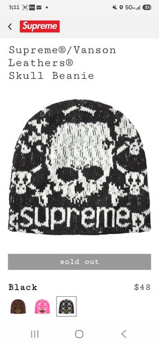 Supreme vanson leathers skull - supreme/vanson,
