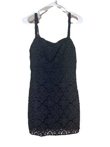 Mini abito pizzo - , nero