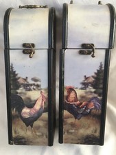 Set due scatole portabottiglie