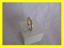 ANELLO DECINA RELIGIOSO ROSARIO IN LEGA DI METALLO DORATO CON CROCE misura ø 21