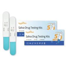 5X Droga Test Salivare 6 in 1  Marijuana/Hashish/Coc/ CERTIFICATO PRECISIONE 99%