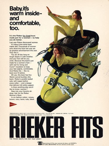 Scarponi sci rieker 1969 - da,
