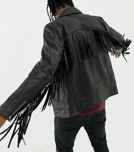 Giacca moto uomo vera pelle - , di