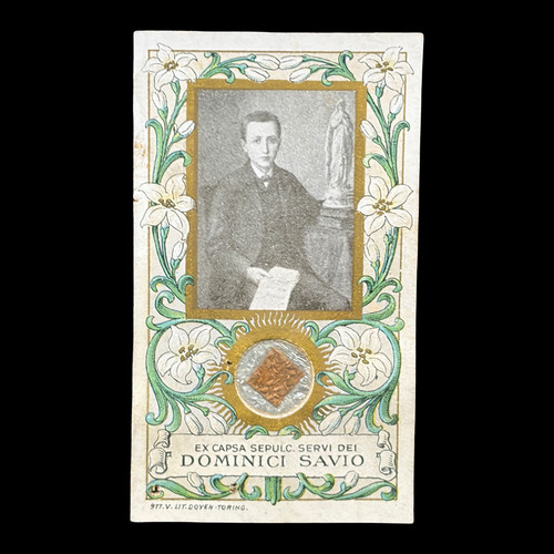 Carta reliquia domenico savio - domenico,