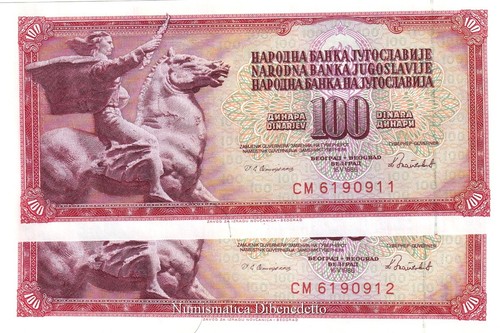 Jugoslavia lotto banconote - 2,