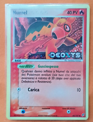 Pokemon deoxys numel - ex,