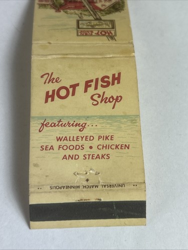 Vintage matchbook cover hot - matchbook,