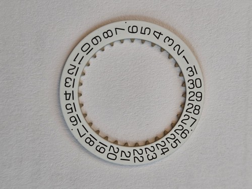 Disque date blanc guichet - de, blanc-