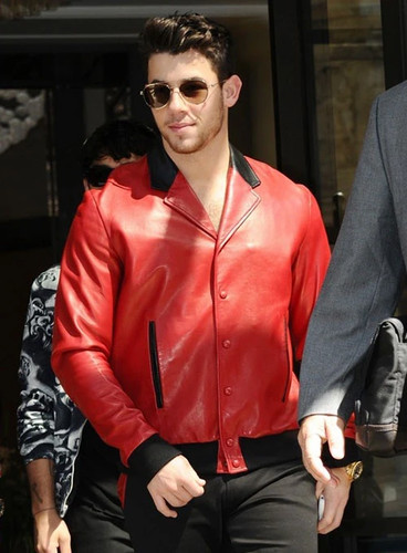 Giacca pelle righe uomo - di,