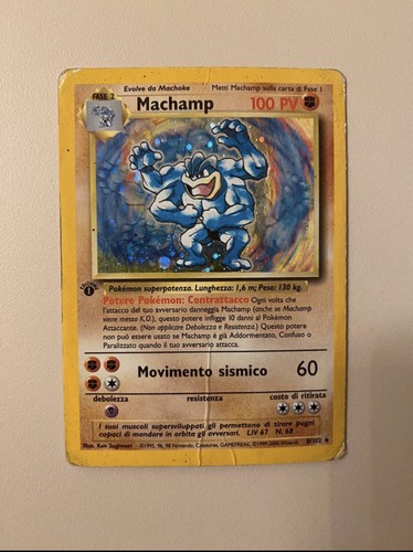 Pokemon card machamp - machamp, holo