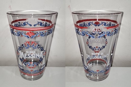 Birra messina bicchiere - birra,