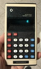 Calcolatrice Vintage Commodore Custom Green Line Led Verde