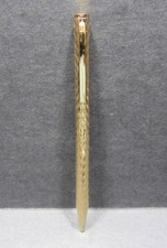 Penna a pois bianca placcata