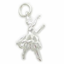 Charm ballerina argento - in,
