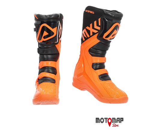 Stivali acerbis team arancio - x,