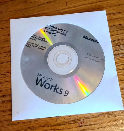 Microsoft works 2007 - works, 9