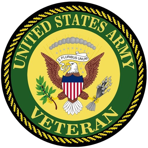 Adesivo emblema veterano - , usa