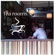 vetrofania adesivo tea rooms