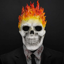 Ghost Rider Mask Demon Flame
