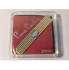 FERMACRAVATTA TIE CLIP-PIERRE CARDIN-ARGENTO PLACCATO ORO-CRAVATTA-VINTAGE