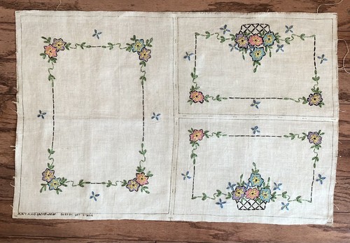 Set buffet vintage lino - vintage, in