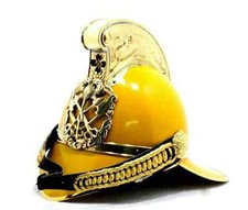 Casco pompiere stile vintage